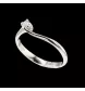 Solitaire Ring Grey Gold