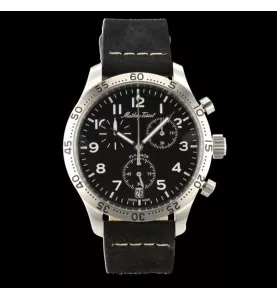 Flyback Type 21 42mm Leather Black