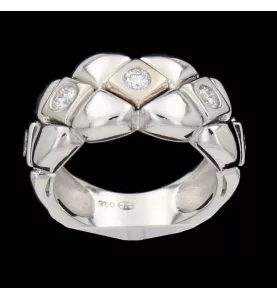 ANELLO IN ORO GRIGIO DIAMANTE