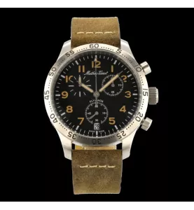 Flyback Tipo 21 42mm Pelle Marrone