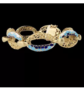 Yellow gold Unoaerre bracelet