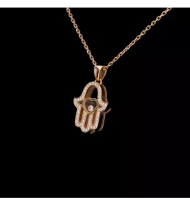 NECKLACE CHOPARD HAPPY DIAMONDS CHARMS