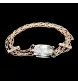 Bracelet or rose et diamants