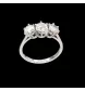 RING WHITE GOLD 3 DIAMONDS 1.53 CARAT