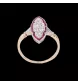Ringdiamanten und Rubine aus Roségold.
