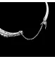 Bracciale Oro Grigio Diamanti Zaffiri