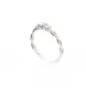 Anello in oro bianco 3 diamanti