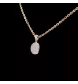 Complete adornment in rose gold moonstone