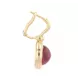 Boucles D'oreilles Pierres Roses