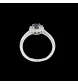 COROLLE SAPHIR DIAMANTS OR GRIS