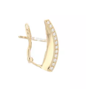 Earrings Yellow Gold Diamonds