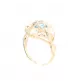 Ring aus Gelbgold Opale und Topas