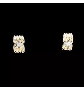 Earrings in yellow gold 585