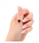 Bague or gris tourmaline