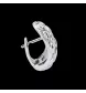 Boucles d'oreilles or gris Chimento