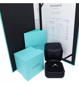 Solitario Tiffany and Co. Diamanti platino