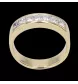 Anello con diamanti in oro giallo