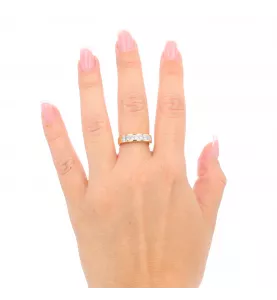 Diamantring aus Gelbgold