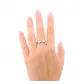 ANELLO SOLITARIO IN ORO BIANCO