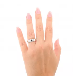 Platinum 950 ring and diamonds