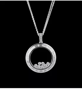 Collier pendentif Chopard Happy Diamonds