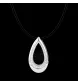 Piaget water drop pendant necklace