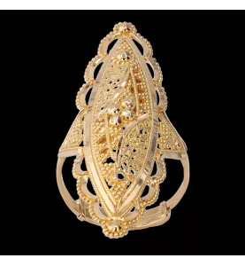 Ring aus Gelbgold im orientalischen Stil