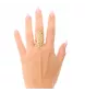 Anello in oro giallo stile orientale