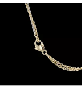 Collana Cuore Oro Giallo Diamanti