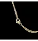 Collier Coeur Or jaune Diamants