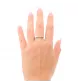 Anello Oro Bianco 2 diamanti