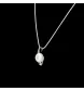 Collana e ciondolo in oro bianco