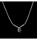 Collier or diamants et saphirs