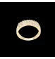 Anello in oro giallo e diamanti