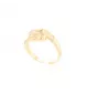 Bague or jaune diamants