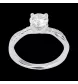 Solitaire Or gris 0.90 carats