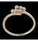 BAGUE OR JAUNE DIAMANTS