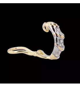 Orecchini Oro Giallo Diamanti