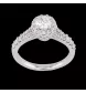 RING WEISSGOLD DIAMANTEN 0,46 KARAT