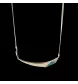 Collier pendentif or jaune opale et diamants