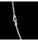 Collier pendentif or jaune opale et diamants