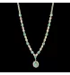 Collana oro giallo smeraldi e diamanti