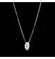Halskette Grau Gold Doppelring