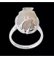 Bague opale et diamants