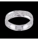Bague liens or gris Diamants