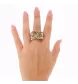 Bague or jaune Tutti frutti