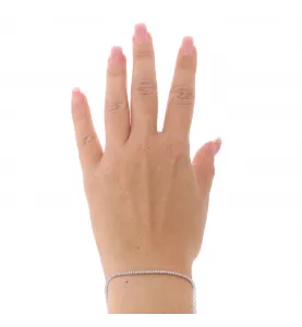 Bracelet tennis 138 diamants