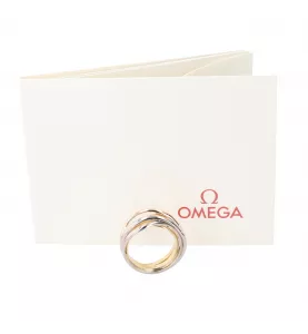 Anello Omega Ladymatic 3 oro 750 / 18 carati.