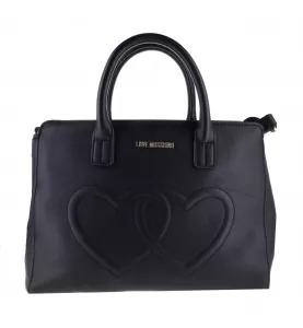 Love Moschino Sac fourre-tout avec cœur noir