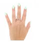 BAGUE 3 ANNEAUX 3 ORS DIAMANTS